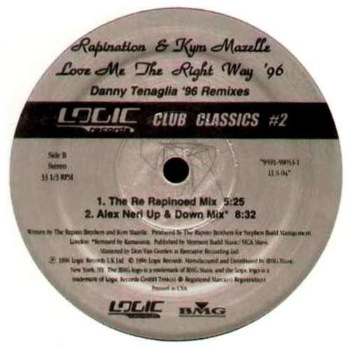 Cover Love Me The Right Way '96 - Danny Tenaglia '96 Remixes - Club Classics #2 Schallplatten Ankauf