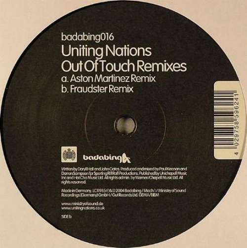 Cover Uniting Nations - Out Of Touch (Remixes) (12) Schallplatten Ankauf