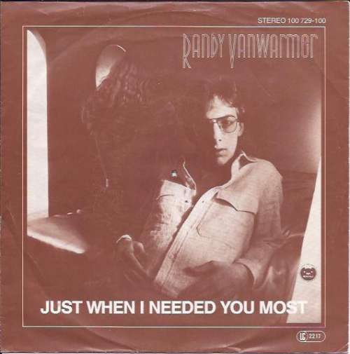 Bild Randy Vanwarmer - Just When I Needed You Most (7, Single) Schallplatten Ankauf