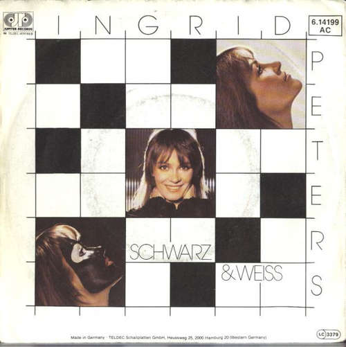 Cover Ingrid Peters - Schwarz & Weiß (7, Single) Schallplatten Ankauf