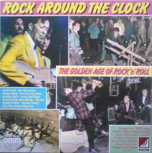 Cover Various - Rock Around The Clock - The Golden Age Of Rock 'n' Roll (3xLP, Comp + Box) Schallplatten Ankauf