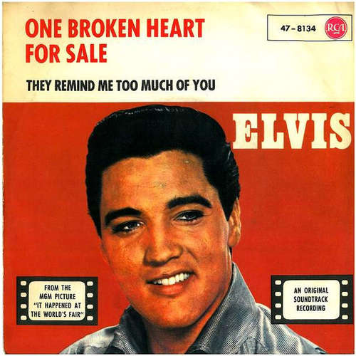 Cover Elvis* - One Broken Heart For Sale (7) Schallplatten Ankauf