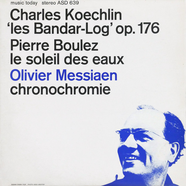 Cover Boulez* / Messiaen* / Koechlin* - Le Soleil Des Eaux / Chronochromie / Les Bandar-Log (LP, Album) Schallplatten Ankauf