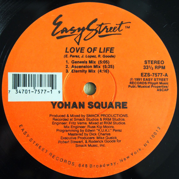 Cover Yohan Square - Love Of Life (12) Schallplatten Ankauf