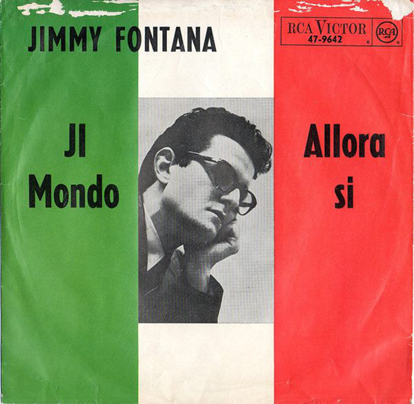Cover Jimmy Fontana - Il Mondo / Allora Si (7, Single) Schallplatten Ankauf