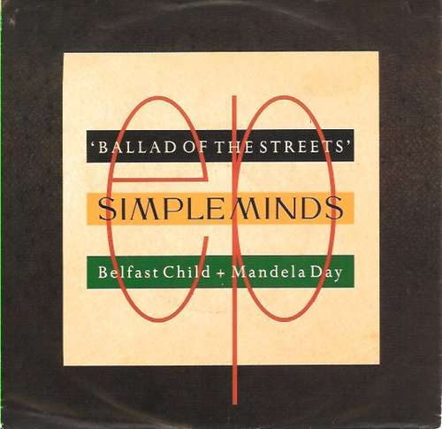 Cover Simple Minds - Ballad Of The Streets (7) Schallplatten Ankauf