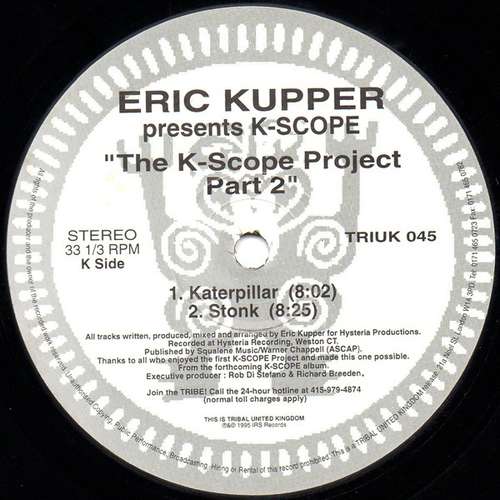Cover Eric Kupper Presents K-Scope (2) - The K-Scope Project Part 2 (12) Schallplatten Ankauf