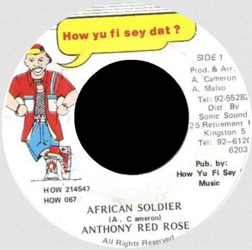 Bild Anthony Red Rose - African Soldier (7) Schallplatten Ankauf