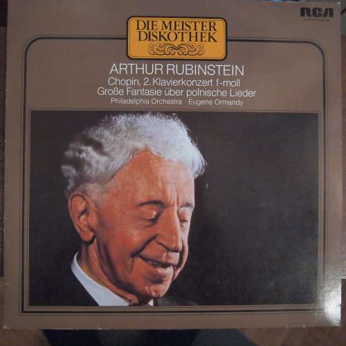 Cover Chopin*, Artur Rubinstein*, The Philadelphia Orchestra, Eugene Ormandy - 2. Klavierkonzert F Moll / Große Fantasie Über Polnische Lieder (LP, Club, RE) Schallplatten Ankauf