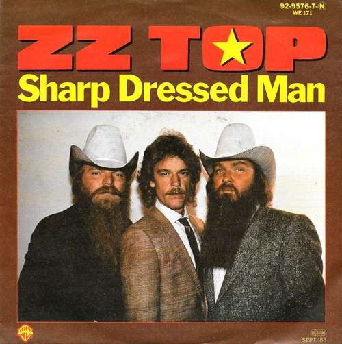 Cover ZZ Top - Sharp Dressed Man (7, Single) Schallplatten Ankauf