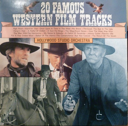 Cover Hollywood Studio Orchestra (2) - 20 Famous Western Film Tracks (LP, Comp) Schallplatten Ankauf