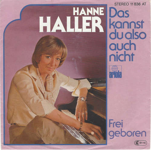 Cover Hanne Haller - Das Kannst Du Also Auch Nicht (7, Single) Schallplatten Ankauf