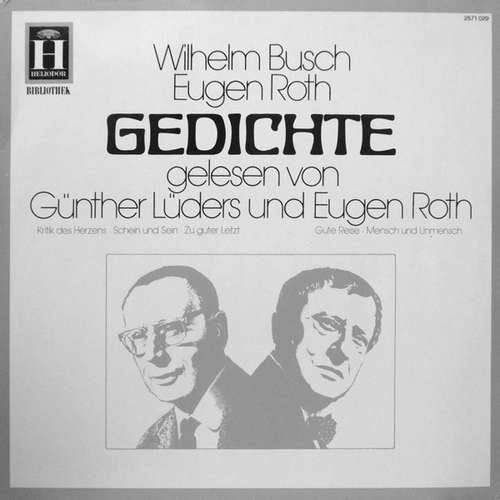Cover Wilhelm Busch / Eugen Roth - Gedichte (LP) Schallplatten Ankauf