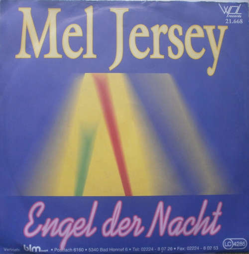 Cover Mel Jersey - Engel Der Nacht (7, Single) Schallplatten Ankauf