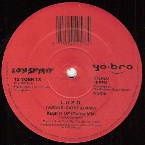 Cover L.U.P.O. Featuring Cathy* - Keep It Up (12) Schallplatten Ankauf