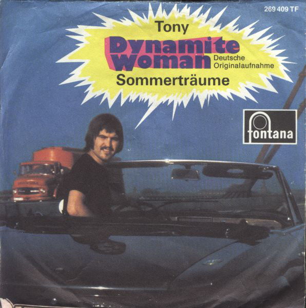 Cover Tony (9) - Dynamite Woman (7, Single, Mono) Schallplatten Ankauf