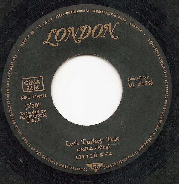 Cover Little Eva - Let's Turkey Trot / Old Smokey Locomotion (7, Single) Schallplatten Ankauf