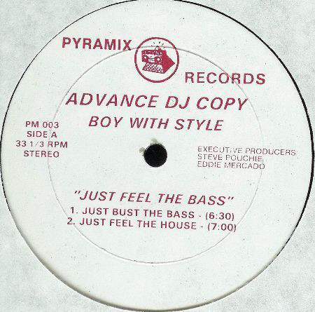 Cover Boy With Style - Just Feel The Bass (12, Advance) Schallplatten Ankauf