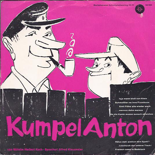 Cover Alfred Klausmeier - Kumpel Anton (7, EP) Schallplatten Ankauf