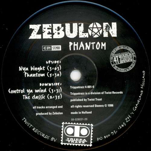 Cover Zebulon - Phantom (12) Schallplatten Ankauf