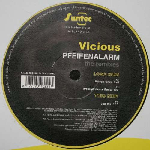 Bild Vicious - Pfeifenalarm The Remixes (12) Schallplatten Ankauf