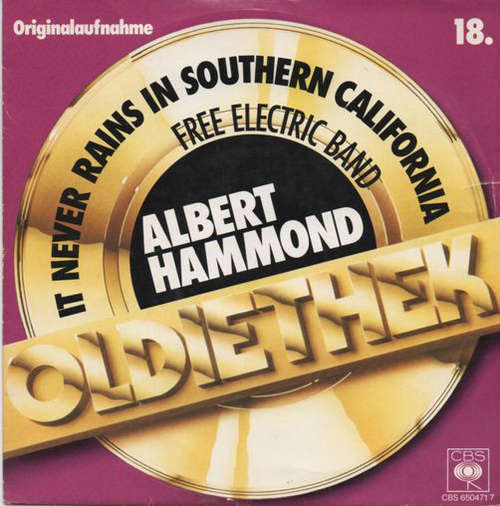 Cover Albert Hammond - It Never Rains In Southern California (7, Single, RE) Schallplatten Ankauf