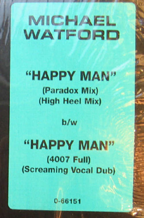 Cover Michael Watford - Happy Man (12) Schallplatten Ankauf
