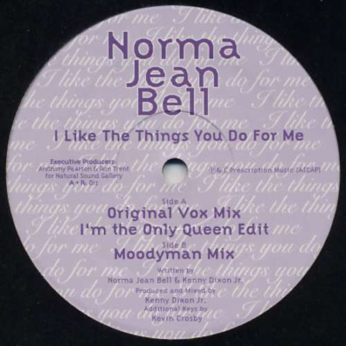 Cover Norma Jean Bell - I Like The Things You Do For Me (12) Schallplatten Ankauf