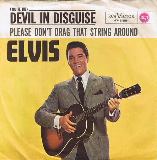 Cover Elvis Presley With Jordanaires, The - (You're The) Devil In Disguise / Please Don't Drag That String Around  (7, Single) Schallplatten Ankauf