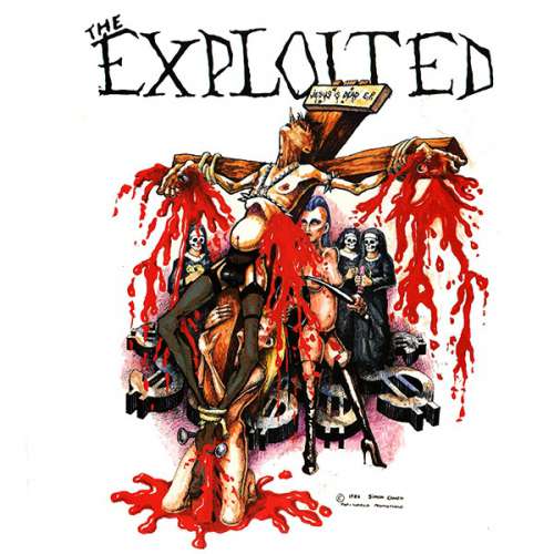 Cover The Exploited - Jesus Is Dead EP (12, EP) Schallplatten Ankauf