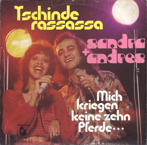 Cover Sandra + Andres* - Tschinderassassa (7, Single) Schallplatten Ankauf