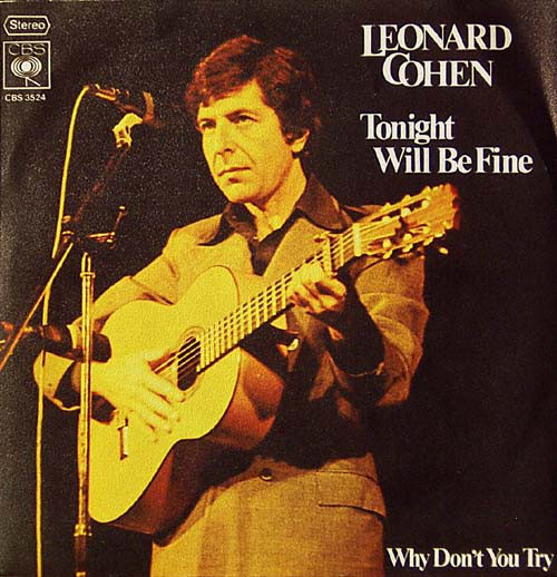 Cover Leonard Cohen - Tonight Will Be Fine (7, Single) Schallplatten Ankauf