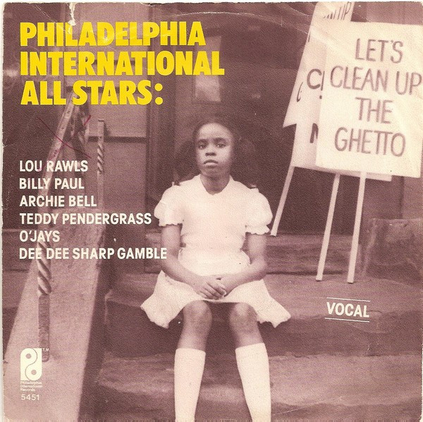 Cover Philadelphia International All Stars / MFSB - Let's Clean Up The Ghetto (7, Single) Schallplatten Ankauf