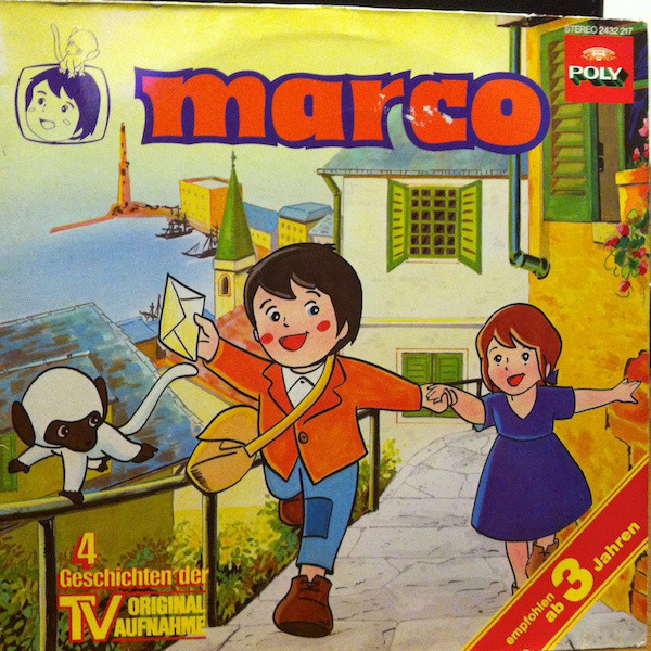 Cover Edmondo De Amicis (2) - Marco - 4 Geschichten Der TV Original Aufnahme (LP) Schallplatten Ankauf