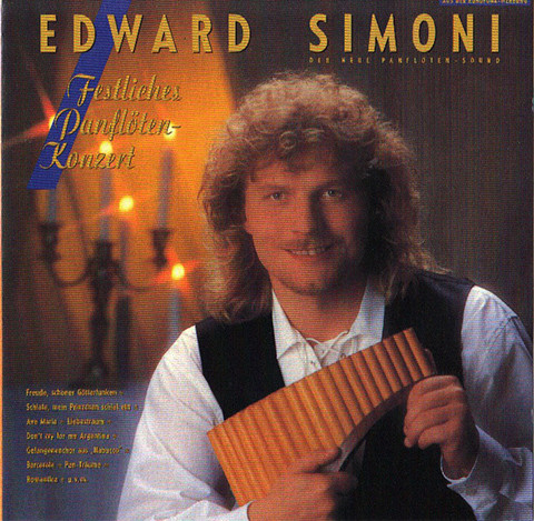 Cover Edward Simoni - Festliches Panflöten-Konzert (CD, Album) Schallplatten Ankauf