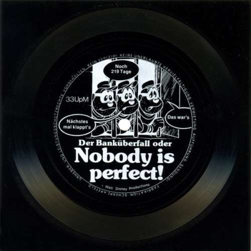 Cover Unknown Artist - Der Banküberfall Oder Nobody Is Perfect! (Flexi, 6, S/Sided) Schallplatten Ankauf
