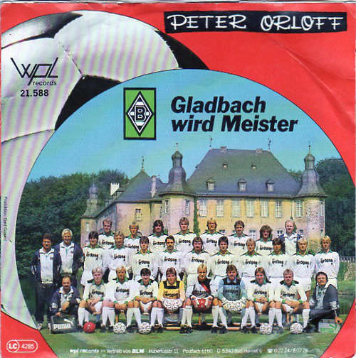 Cover Peter Orloff - Gladbach Wird Meister (7, Single) Schallplatten Ankauf