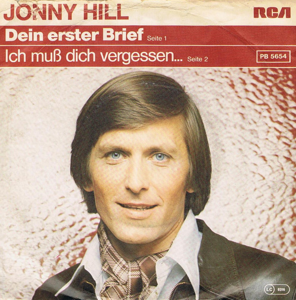 Cover Jonny Hill - Dein Erster Brief (7, Single) Schallplatten Ankauf