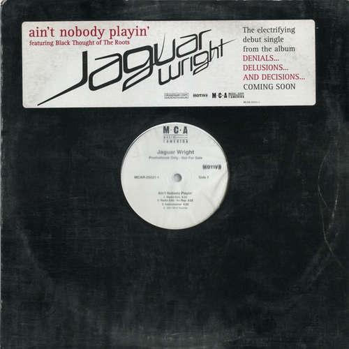Cover Jaguar Wright - Ain't Nobody Playin' (12, Promo) Schallplatten Ankauf