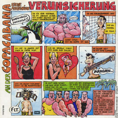 Cover Erste Allgemeine Verunsicherung* - An Der Copacabana (7, Single, Promo) Schallplatten Ankauf