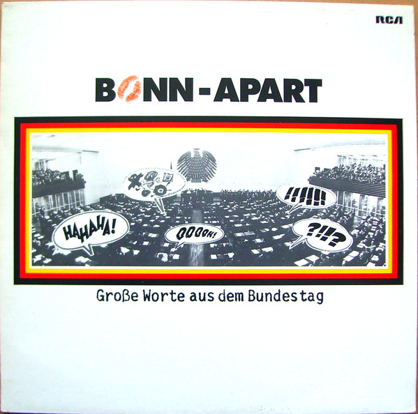 Cover Various - Bonn-Apart - Große Worte Aus Dem Bundestag (LP, Album) Schallplatten Ankauf