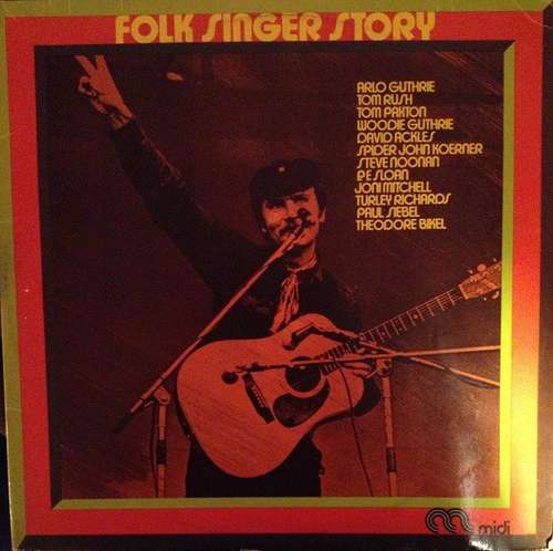 Cover Various - Folk Singer Story (2xLP, Comp, Gat) Schallplatten Ankauf