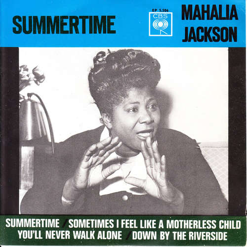 Cover Mahalia Jackson - Summertime (7, EP) Schallplatten Ankauf