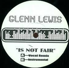 Cover Glenn Lewis - It's Not Fair (12, Promo) Schallplatten Ankauf