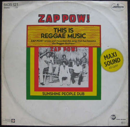 Cover zu Zap Pow - This Is Reggae Music (12, Maxi) Schallplatten Ankauf
