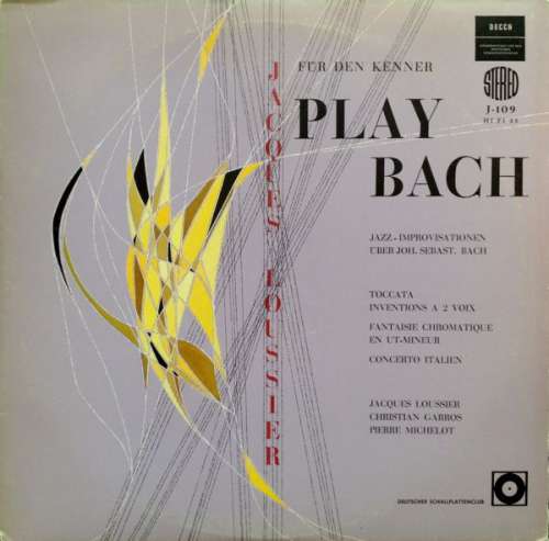 Cover Jacques Loussier - Für Den Kenner - Aus Play Bach (LP) Schallplatten Ankauf