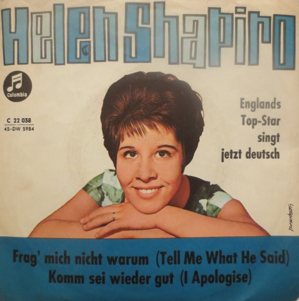 Cover Helen Shapiro - Frag' Mich Nicht Warum / Komm Sei Wieder Gut (7, Single) Schallplatten Ankauf
