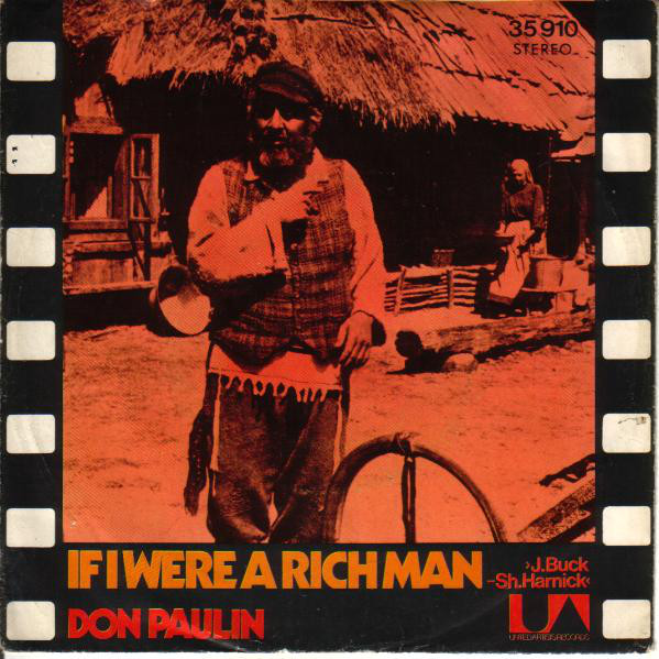 Cover Don Paulin / Ferrante & Teicher - If I Were A Rich Man / Theme From 'Z' (7, Single) Schallplatten Ankauf