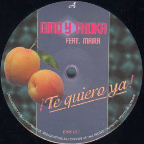 Cover Gino* y Thoka* - Te Quiero Ya! (12) Schallplatten Ankauf