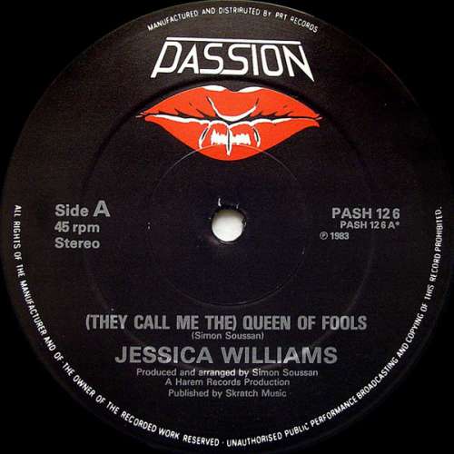 Cover Jessica Williams / The Simon Orchestra - (They Call Me The) Queen Of Fools (12) Schallplatten Ankauf